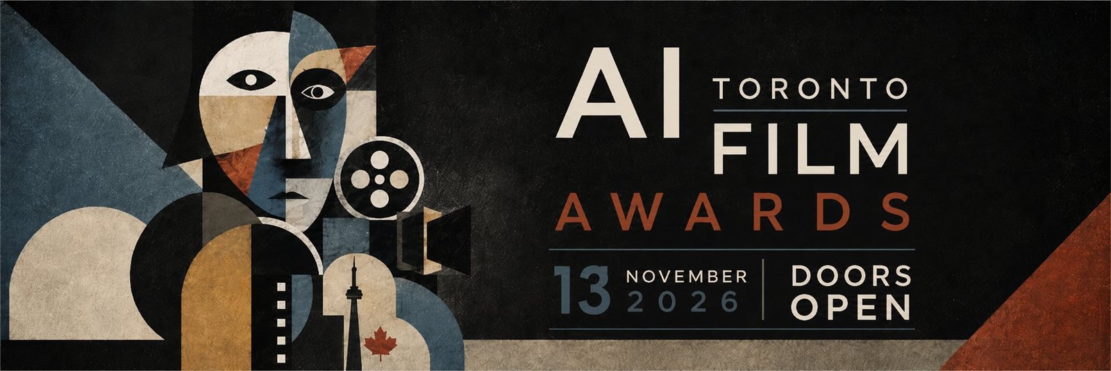 AI Toronto Film Awards, November 13, 2026, doors open